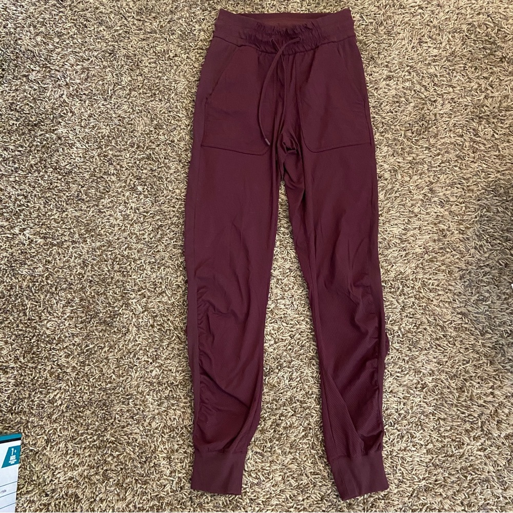 Maroon Lululemon Dance Studio Joggers!